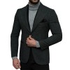 تک کت دو دکمه یقه بلیزر چهارخانه درشت محو Gi tencel سیامد Siamod