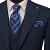 کت و شلوار ژیله TEKE دیپلمات راه ریز یقه بلیزر دو دکمه دو چاک wool