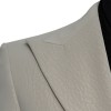 نیم پالتو چرم یقه بلیزر شاخ دار سیامد E-401-8-10 siamod